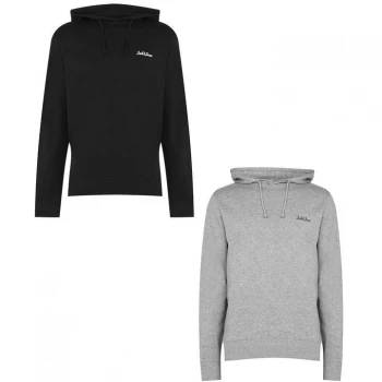 Image of Jack and Jones 2 Pack Hoodies Mens - Black/Grey