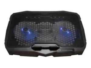 image of Conceptronic THANA07B notebook cooling pad 43.2cm (17") Black