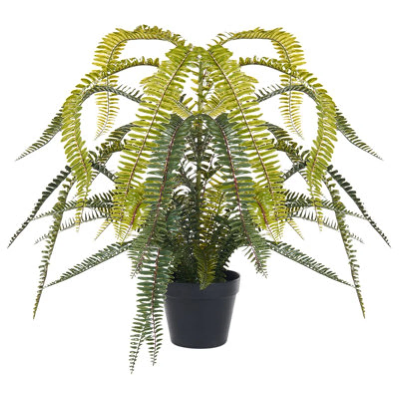 Image of Beliani Artificial Plant Fern Leaf Plant 105cm Green