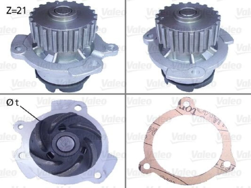 Image of Water pump VALEO 506151
