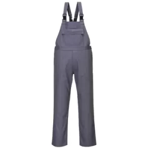 Image of Portwest - FR37GRRM - sz M Bizflame Pro Bib and Brace - Grey - Grey