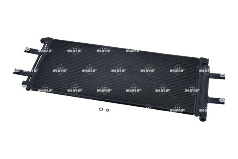Image of NRF 350600 Condenser EASY FIT with dryer, with gaskets/seals Aluminium Condenser,air conditioning (448)