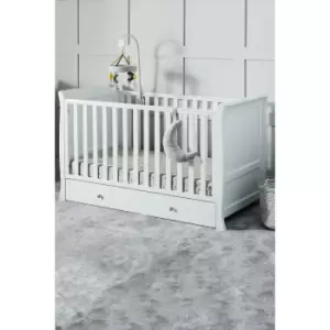 image of Ickle Bubba Snowdon White Classic Cot Bed