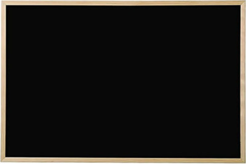 Image of KAV Wall Mounted Bulletin Chalk Boards with Chalk and Eraser Black