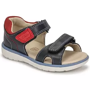 image of Clarks ROAM SURF K boys's Childrens Sandals in Blue.5 toddler,5.5 toddler,6 toddler,7.5 toddler,8.5 toddler,9.5 toddler