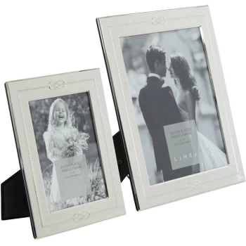 Image of Hotel Collection Knot Frame 8x10 - Silver