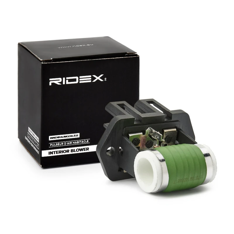 Image of RIDEX Blower motor resistor RIDEX 2975R0099