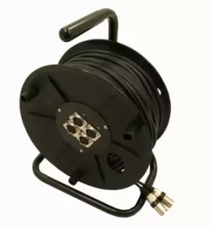 image of Cobra Microphone Snake Lead On Reel 50m 2 Inputs