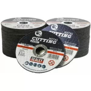 Image of Cutting Disc Pack of 50 115 x 3mm 22mm Bore PTC/115C50 - Sealey