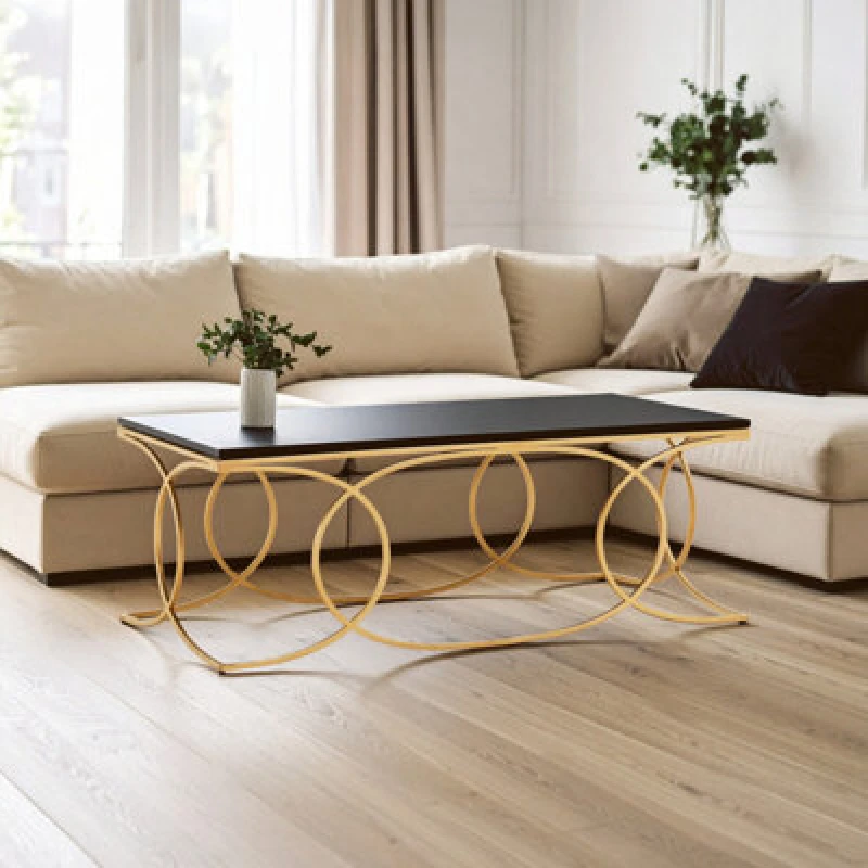 Image of Orsina Kia Black Wooden Coffee Table