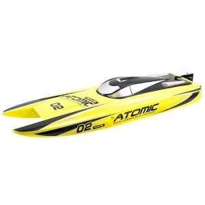 image of Volantex Racent Atomic 70Cm Brushless Racing Boat Rtr (Yellow)