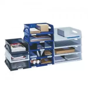 Image of Leitz Dividers for 5230 5232 Sorty Letter Trays - Grey Pack of 2 -