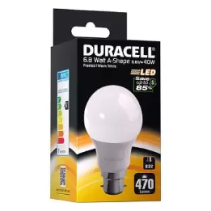 image of Duracell 5.5W LED BC/B22 Warm White - S7057