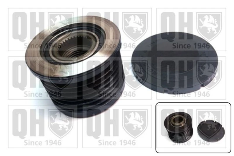 Image of QUINTON HAZELL Alternator clutch pulley QUINTON HAZELL QTR111