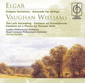 image of ENIGMA VARIATIONS - SERENADE FOR STRINGS by Ralph Vaughan Williams CD Album