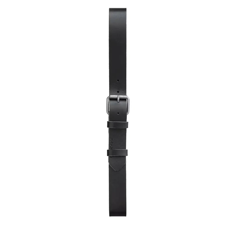 Image of Nudie Jeans Leather belt Nudie Jeans Pedersson Noir Male 80 cm