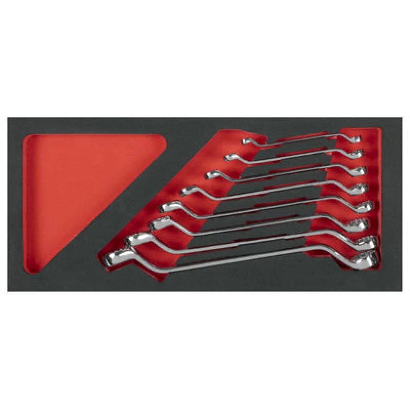 Image of Sealey Premier 8 Piece Deep Offset Spanner Set in Module Tray TBT51