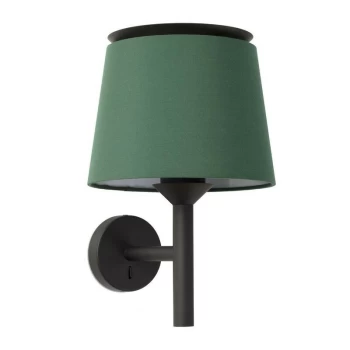 Faro SAVOY - Wall Light with Shade Black,Green, E27