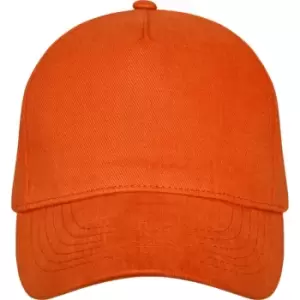 image of Elevate Unisex Adult Doyle 5 Panel Cap (One Size) (Orange)