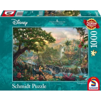 Image of Thomas Kinkade: Disney The Jungle Book (2021 Edition) - 1000 Pieces