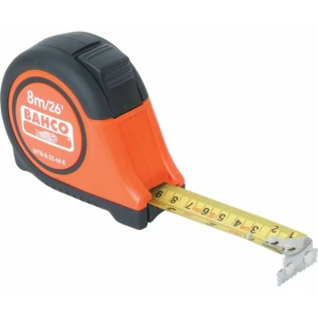 Image of MTB-8-25-M-E 8M Magnetic Rev. Blade Tape Measure - Bahco
