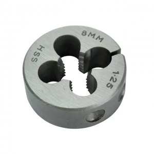 Image of Faithfull HSS Straight Flute Split Die M8 x 1.25, 1" OD