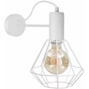 Keter Lars Wall Lamp White, 25cm, 1x E27