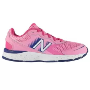 New Balance 680 V6 Junior Girls Trainers - Pink