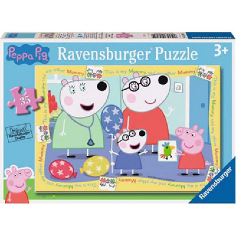 Image of Ravensburger Peppa Pig 35 Piece Jigsaw Puzzle Multi