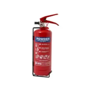 Image of ABC Powder Fire Extinguisher 2kg - 13A 89B C Fire Rating