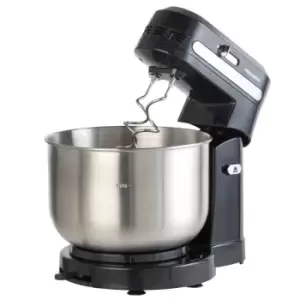 image of Progress EK4470P Compact 350W 3.5L Stand Mixer - Black/Silver