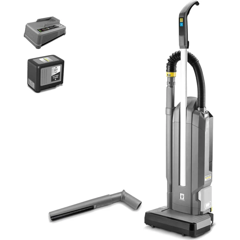 Image of Karcher CV 30/2 BP ADV Professional 36v Cordless Upright Vacuum Cleaner CV 30/2 BP ADV Batteries: 1 x 6ah Li-ion