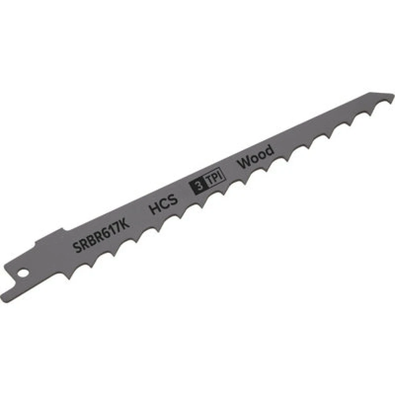 Image of Loops 5 PACK 150mm HCS Reciprocating Saw Blade - 3 TPI - Milled Side Set Teeth Multi
