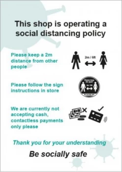 Image of Social distancing D-RPVC (148x210mm)