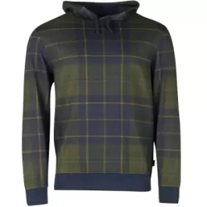 Image of Barbour Mens Syston Popover Hoodie Olive XL