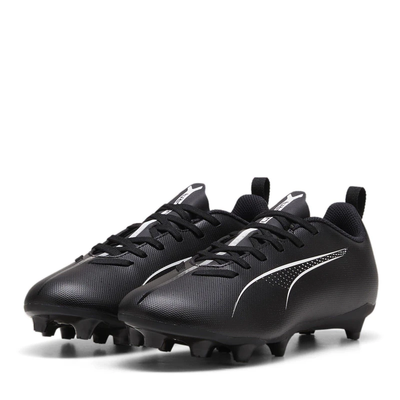 Image of Puma Ultra Play Children's Firm Ground Football Boots Firm Ground Football Boots C10 (28) Black 08036003100