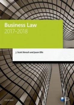 Image of Business Law 2017-2018 by J. Scott Slorach Book