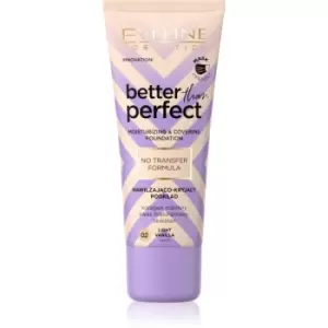 Image of Eveline Cosmetics Better than Perfect high cover foundation with moisturising effect shade 02 Light Vanilla Warm 30ml