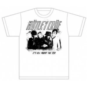 Image of Motley Crue Stencil Mens White TShirt: Large