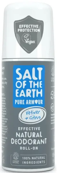 image of Salt of the Earth Pure Armour Roll On Deodorant For Him 75ml