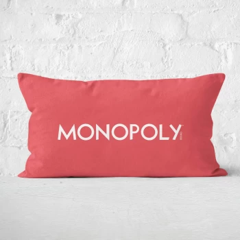 Image of Monopoly Go Cushion 30x50cm Rectangular Cushion - Eco Friendly