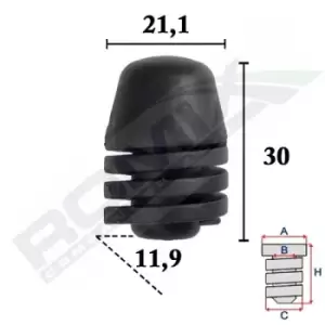 ROMIX Buffer, bonnet VW,AUDI,SKODA C70546 867827500,867827500A