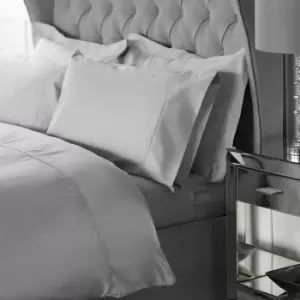 Image of Belledorm Bamboo Extra Deep Fitted Sheet, Double, Platinum