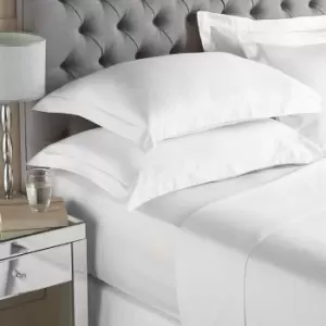 image of 200 Thread Count Fitted Bed Sheet White