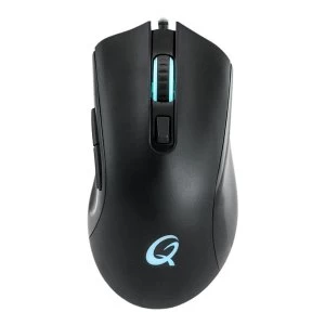 Image of Qpad Dx-120 Fps 12000Dpi Gaming Mouse with RGB Lighting USB Braided (1.8m Cable)