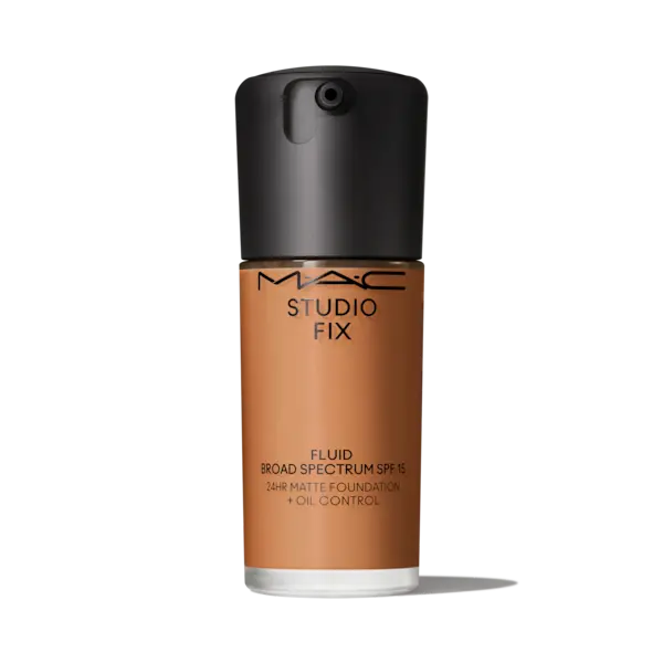 Image of MAC Studio Fix Fluid SPF 15 Foundation - NC46 - Soft-Matte Finish - 24hr Medium-To-Full Coverage - 30ml - MAC Cosmetics