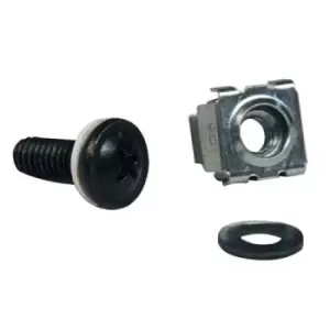 Image of Tripp Lite SRCAGENUT5MM SmartRack Square Hole Hardware Kit with 50 M5 screws and washers