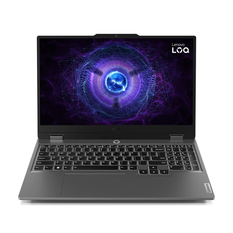 Image of Lenovo LOQ 15IAX9 Gaming Laptop, Intel Core i5-12450HX, 16GB DDR5, 512GB SSD, 15.6" Full HD IPS 144Hz, NVIDIA GeForce RTX 4060 8GB, Windows 11