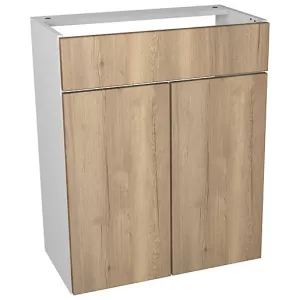 Image of Wickes Vienna Oak Fitted Base Unit - 600 mm