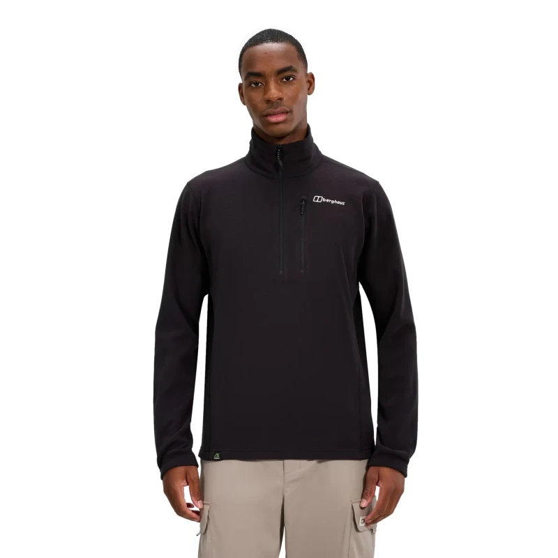Image of Berghaus Prism Micro Half Zip Polartec Fleece Black XXL